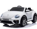 Volkswagen Beetle, 12 volt Kinder Accu Auto met rubberen..., Kinderen en Baby's, Speelgoed | Buiten | Actiespeelgoed, Nieuw, Verzenden