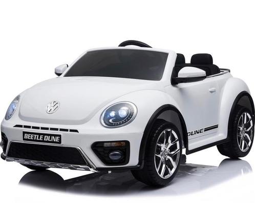 Volkswagen Beetle, 12 volt Kinder Accu Auto met rubberen..., Kinderen en Baby's, Speelgoed | Buiten | Actiespeelgoed, Nieuw, Verzenden