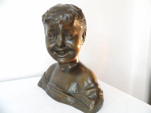 Desiderio Da Settignano - Beeld, Lachende Jongen - 29 cm -, Antiek en Kunst, Antiek | Glas en Kristal