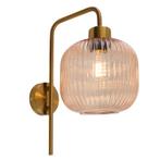 Design wandlamp roze, Charlois, Huis en Inrichting, Lampen | Wandlampen, Ophalen of Verzenden, Nieuw, Glas, Design