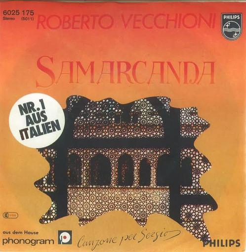 Single vinyl / 7 inch - Roberto Vecchioni - Samarcanda, Cd's en Dvd's, Vinyl Singles, Zo goed als nieuw, Verzenden