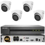Hikvision pro videobeveiliging set met 4K poe recorder 4x ca, Verzenden, Nieuw