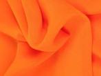 Chiffon stof - Oranje - Per 15 of 50 meter, 200 cm of meer, Nieuw, Oranje, Polyester