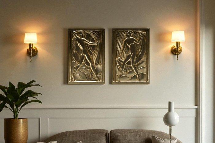 Naar René Paul Chambellan ‘Manhattan Goddess Dancing in the, Antiek en Kunst, Kunst | Designobjecten