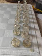 Schaakspel - glas, Antiek en Kunst
