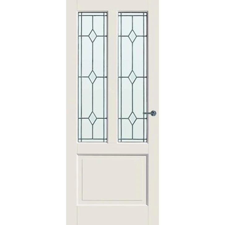 Cando Binnendeur Jersey 83x201,5 (Stomp, Glas in lood), Doe-het-zelf en Verbouw, Deuren en Horren, Nieuw, Glas, Hout, Binnendeur