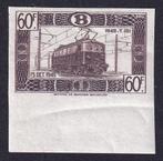 België 1954 - ONGETAND met bladboord - Inhuldiging van de, Postzegels en Munten, Postzegels | Europa | België, Gestempeld