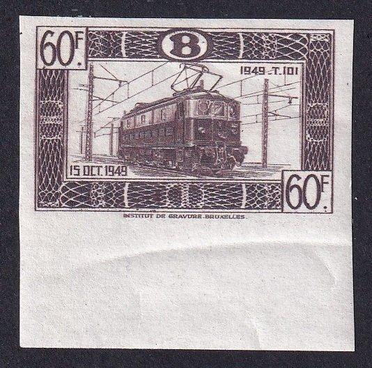 België 1954 - ONGETAND met bladboord - Inhuldiging van de, Postzegels en Munten, Postzegels | Europa | België