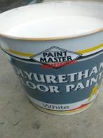 PU betoncoating WIT - Paintmaster FLOORPAINT - WIT, Doe-het-zelf en Verbouw, Verf, Beits en Lak, 5 tot 10 liter, Wit, Nieuw, Ophalen of Verzenden