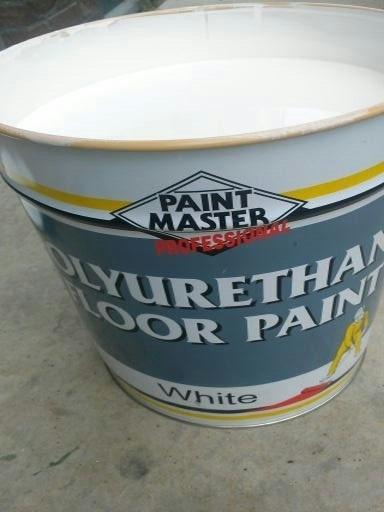 PU betoncoating WIT - Paintmaster FLOORPAINT - WIT, Doe-het-zelf en Verbouw, Verf, Beits en Lak, Verf, Wit, Nieuw, 5 tot 10 liter