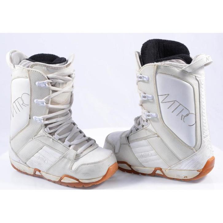 37 snowboard schoenen NITRO FADER, twin lacing system, white, Sport en Fitness, Snowboarden, Gebruikt, Verzenden