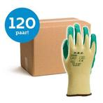 HBV werkhandschoen groen/geel - 120 paar, Verzenden, Nieuw