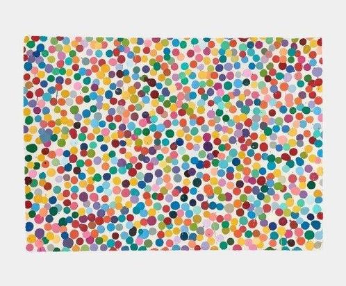 Damien Hirst (1965) - All the way trough, Antiek en Kunst, Kunst | Schilderijen | Modern