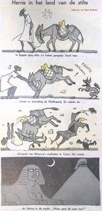 Spotprent over de opkomst van de Wafd-partij in Egypte, Antiek en Kunst, Kunst | Litho's en Zeefdrukken, Verzenden