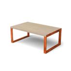 Livinu tafel cortenstaal met hout 1500x1500x290 mm - Geroba, Tuin en Terras, Tuintafels, Nieuw, Verzenden