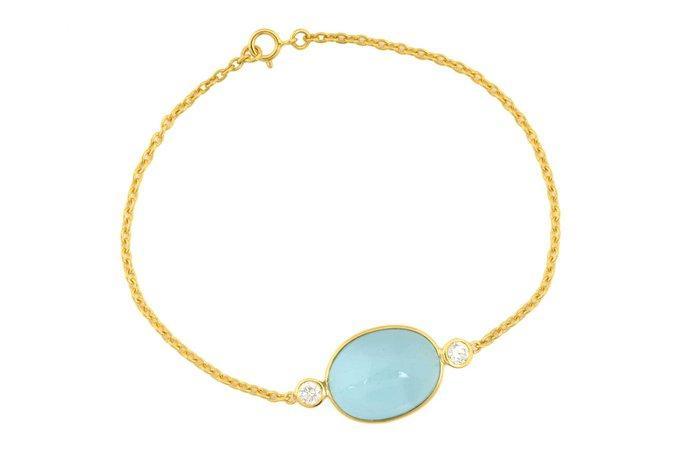 Schakelarmband - 14 karaat Geel goud - 13.01ct. tw., Sieraden, Tassen en Uiterlijk, Antieke sieraden