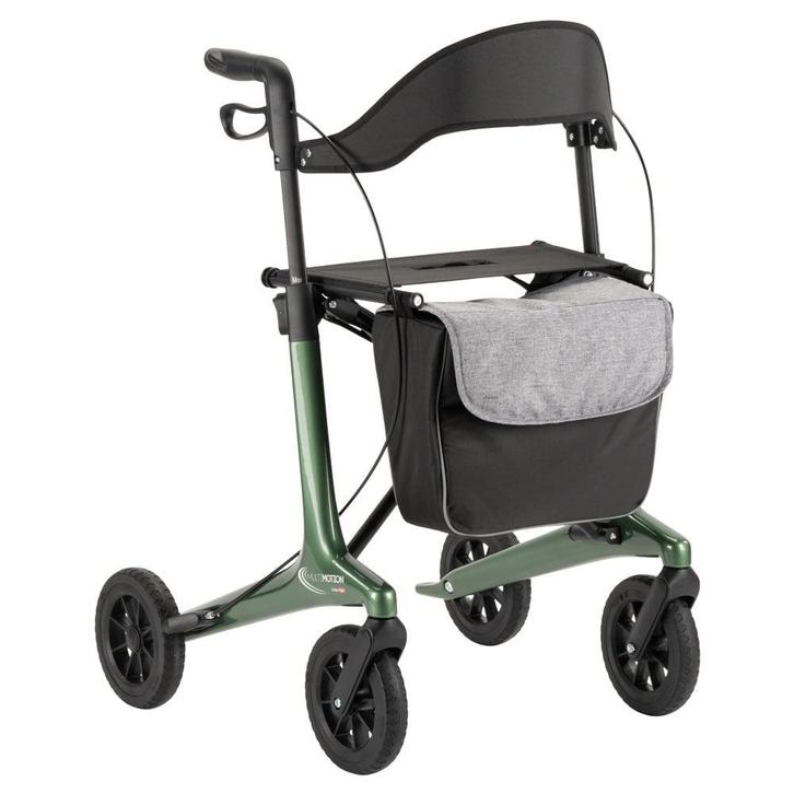 MultiMotion Carbon rollator met softwielen - Maat L - Groen, Diversen, Rollators, Ophalen of Verzenden