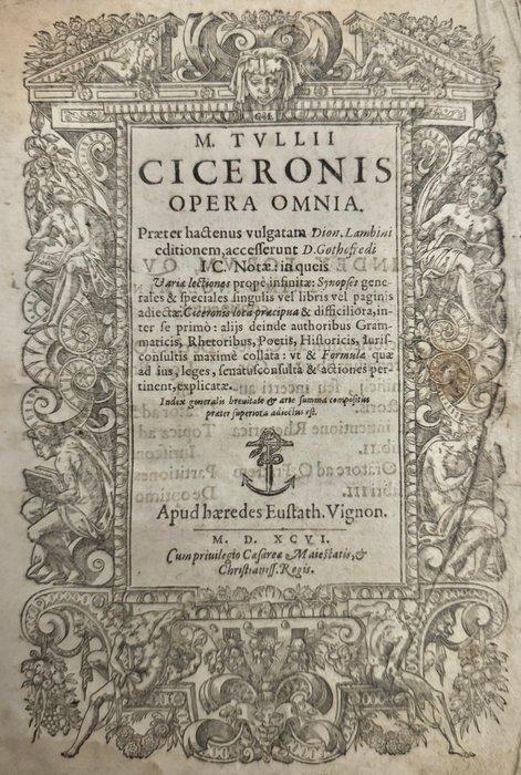 CICERONE - M. Tullii Ciceronis Opera Omnia - 1596, Antiek en Kunst, Antiek | Boeken en Bijbels