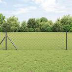 vidaXL Ketting link hek grijs 0.6x25 m staal, Verzenden, Nieuw