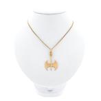 Gouden hanger van een labrys (tijdloos sieraad), Ophalen of Verzenden, Gebruikt, Goud, Overige merken