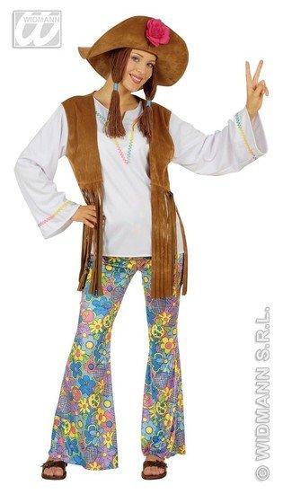 Hippie Woodstock kostuum vrouw, Kleding | Dames, Carnavalskleding en Feestkleding, Nieuw, Ophalen of Verzenden