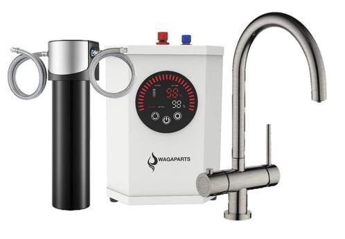 Direct kokend heet waterkraan incl. boiler+filter v.a.€345,-, Huis en Inrichting, Keuken | Keukenelementen, Minder dan 25 cm, Wit