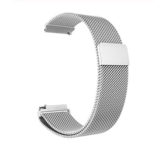 DrPhone Universele Magnetische Milanese Armband - 22mm - 46m, Sieraden, Tassen en Uiterlijk, Smartwatches, Verzenden