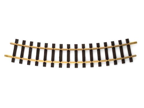 LGB 16000 Gebogenes Gleis,R3,22.5 Grad (Messing, Bocht), Hobby en Vrije tijd, Modeltreinen | Overige schalen, Rails, Nieuw, LGB