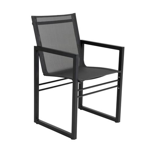 *WOONWINKEL* Bodio Alure Tuinstoel Zwart, Tuin en Terras, Tuinsets en Loungesets, Nieuw, Kunststof, Verzenden