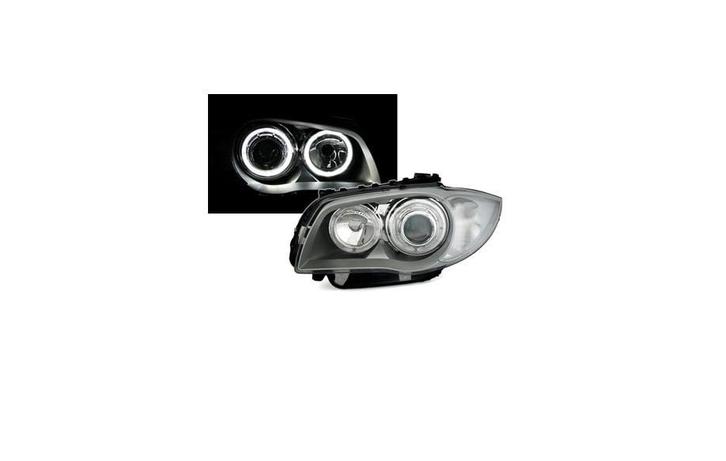 Xenon look Koplampen met LED Angel Eyes voor BMW 1 Serie E81, Auto diversen, Tuning en Styling, Ophalen of Verzenden