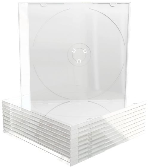 MediaRange | CD Slimcase | 5.2mm | Transparant | 100 Stuks, Computers en Software, Beschrijfbare discs, Nieuw, Verzenden