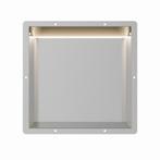 RVS Inbouwnis 30x30x7cm met tegelflens en RGB verlichting, Verzenden, Nieuw