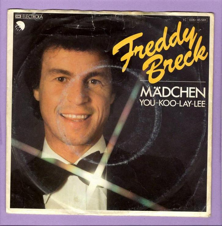 Freddy Breck – Mädchen / You-Koo-Lay-Lee (1-7-Vinyl-Single), Cd's en Dvd's, Vinyl Singles, Ophalen of Verzenden