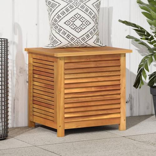 vidaXL Tuinbox met jaloezieën 60x50x56 cm massief acaciahout, Tuin en Terras, Overige Tuin en Terras, Nieuw, Verzenden