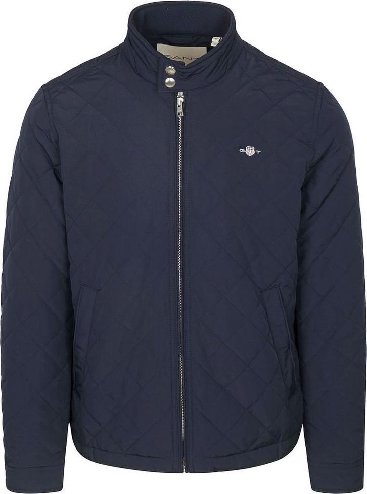Gant Jas Gewatteerd Navy maat 4XL Heren, Kleding | Heren, Jassen | Winter, Blauw, Nieuw, Verzenden