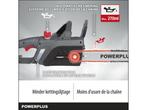 Powerplus POWEG10100 Elektrische kettingzaag - 2000W -, Verzenden, Zo goed als nieuw