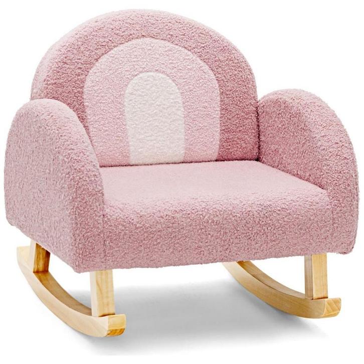 Trendmix Kinderschommelstoel Teddy Roze – Ergonomisch – Voor, Kinderen en Baby's, Kinderkamer | Overige Meubels, Ophalen of Verzenden