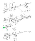 Rubberen dop voor de voorwielnaaf. Porsche 356 50-59, Verzenden, Nieuw