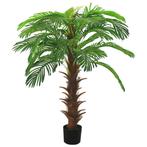 Cycaspalm Kunstplant 140cm - retourdeal - 35% korting!, Ophalen of Verzenden, Nieuw, Binnen