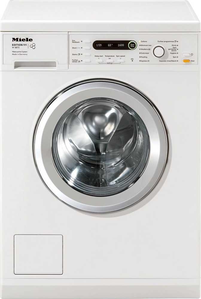 Miele W5872 Edition 111 - Wasmachine - 8 kg - 1600 tpm -, Witgoed en Apparatuur, Wasmachines, Zo goed als nieuw, Voorlader, 85 tot 90 cm