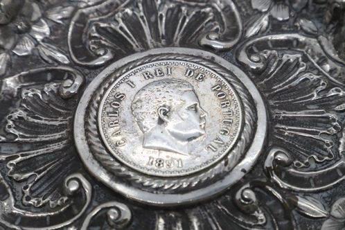 Presenteerblad - .833 zilver - d.12cm, Antiek en Kunst, Antiek | Goud en Zilver