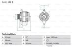 Dynamo / Alternator OPEL FRONTERA A (2.2 i), Auto-onderdelen, Ophalen of Verzenden, Nieuw