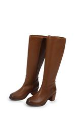 Mysa laarzen in maat 39 Cognac | 25% korting, Kleding | Dames, Schoenen, Hoge laarzen, Overige kleuren, Verzenden, Zo goed als nieuw