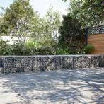 vidaXL Schanskorf 800x100x50 cm gegalvaniseerd ijzer, Tuin en Terras, Verzenden, Nieuw, Metaal