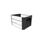 Mirage Fietskrat Klik n Krat Zwart/Wit, Fietsen en Brommers, Fietsaccessoires | Fietsmanden, Verzenden, Nieuw