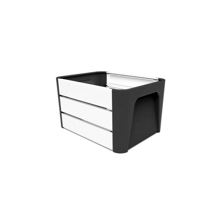 Mirage Fietskrat Klik n Krat Zwart/Wit, Fietsen en Brommers, Fietsaccessoires | Fietsmanden, Nieuw, Verzenden