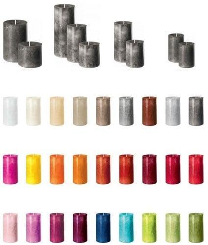 Trendkaars Kaars Zelfdovend Stein Bruin 180x70 mm per stuk, Huis en Inrichting, Woonaccessoires | Kunstplanten en Kunstbloemen