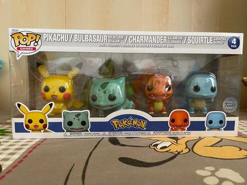 Funko - Funko Pop Funko Pop! 3x Games Set Pokémon 4-Pack:, Antiek en Kunst, Antiek | Speelgoed