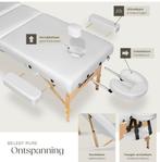 tectake® 3-zone massagetafel - Draagvermogen 250 kg - Mobiel, Verzenden, Nieuw