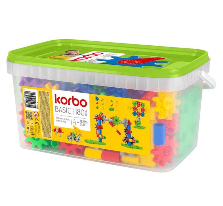 Korbo basic 180 (kinder bouwsets, Constructie speelgoed), Kinderen en Baby's, Speelgoed | Bouwstenen, Nieuw, Verzenden